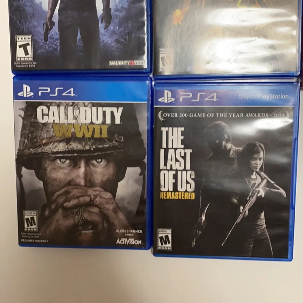 PlayStation 4 Slim 1TB Console and 5 Games
